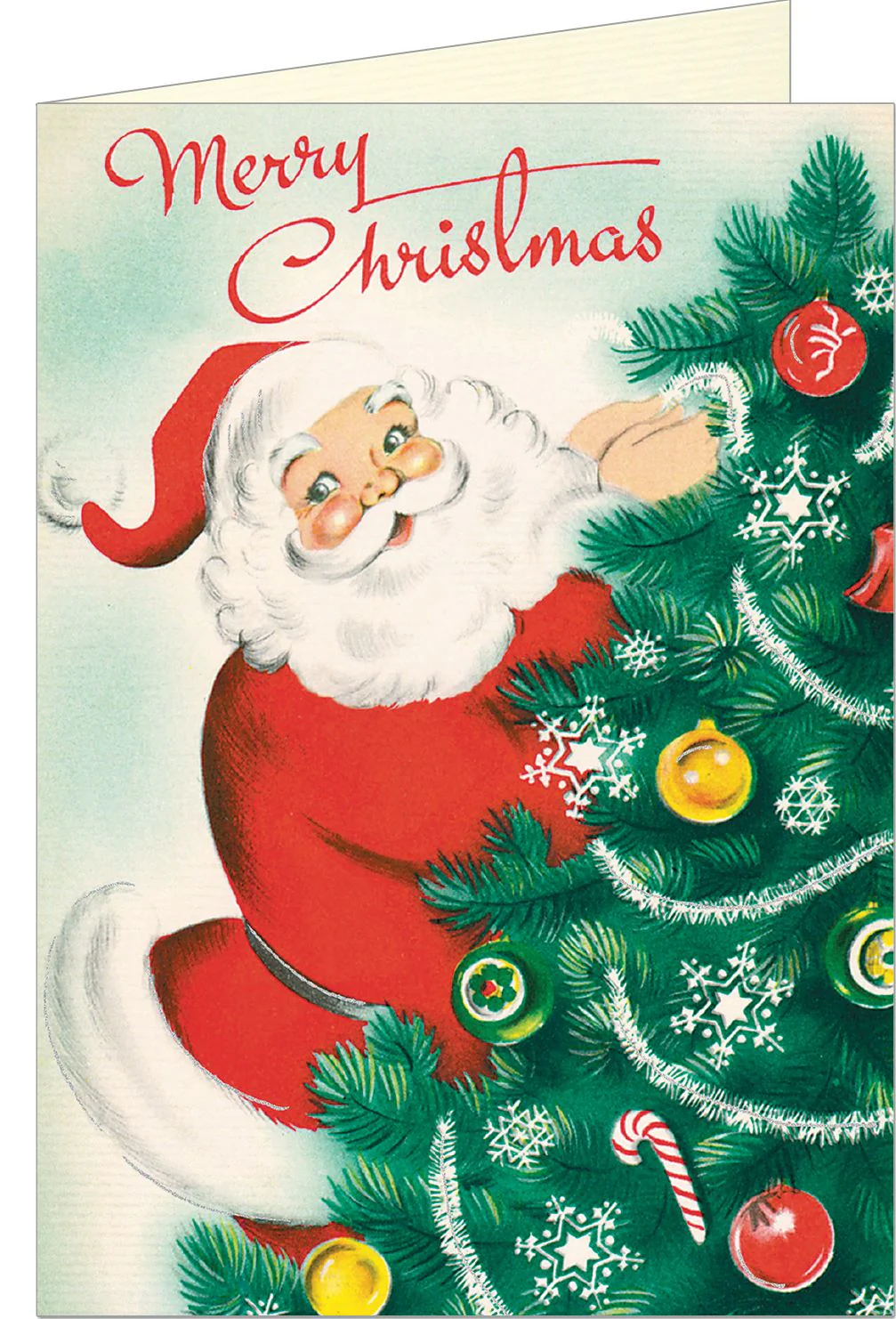 Cavallini & Co. Merry Christmas Santa Holiday Card Set - Image 2