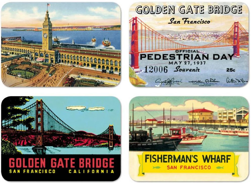 Cavallini San Francisco Magnets - Image 3