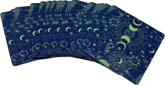 Celestial Glow in the Dark Playing Cards - Image 3