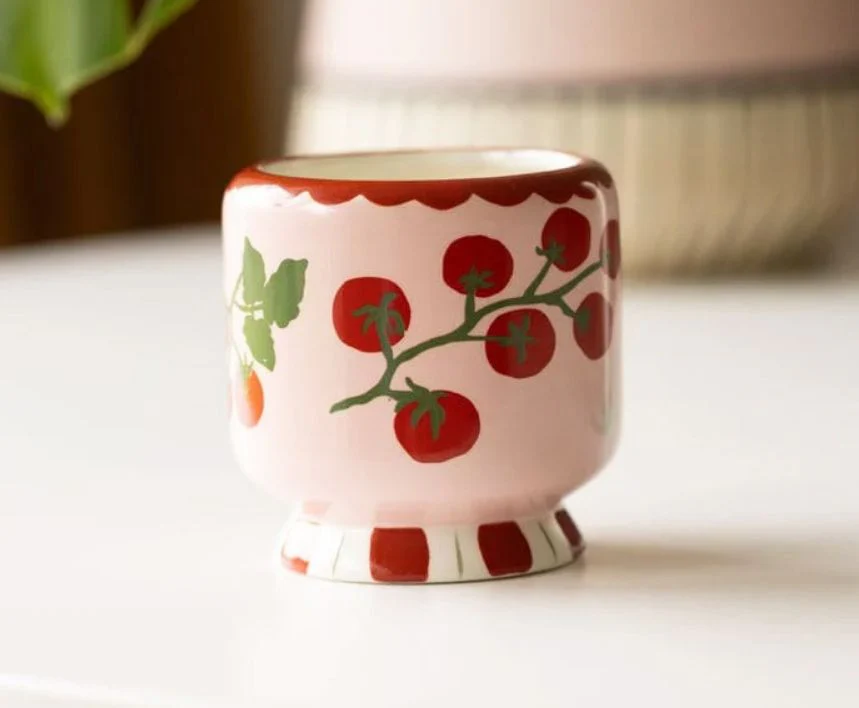 Ceramic Heirloom Tomato Candle - Image 2