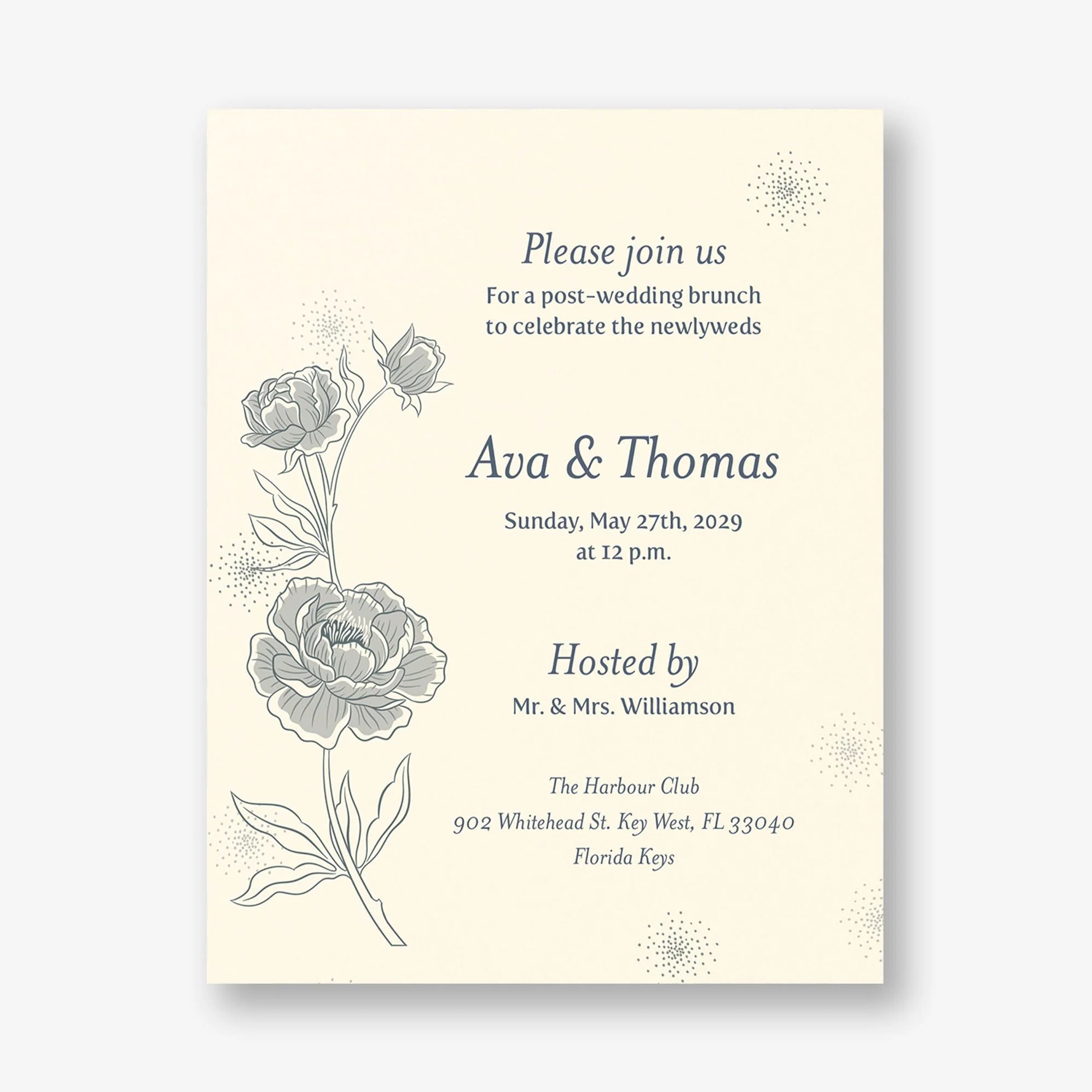 Champagne Glasses Information Card - Image 4