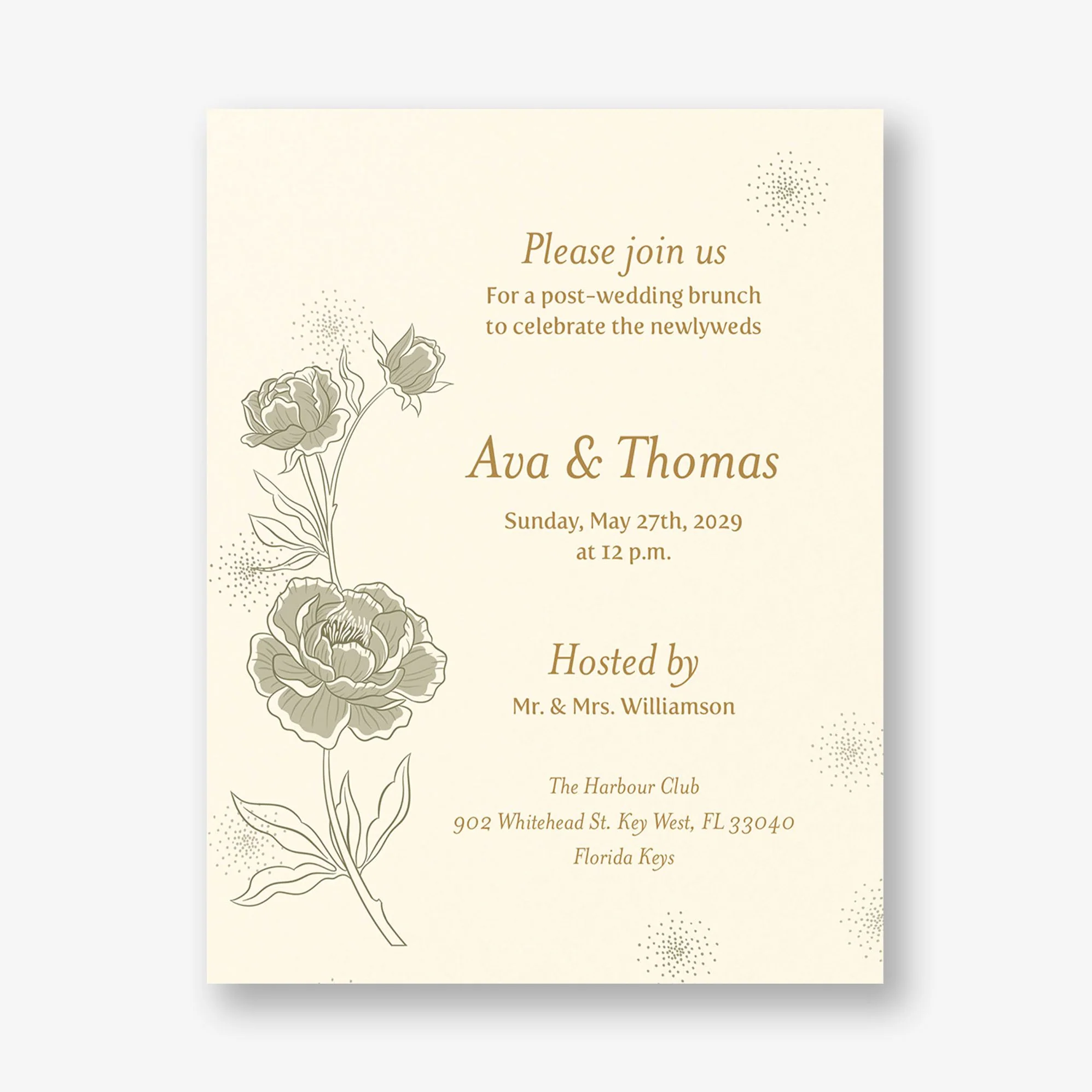 Champagne Glasses Information Card - Image 5
