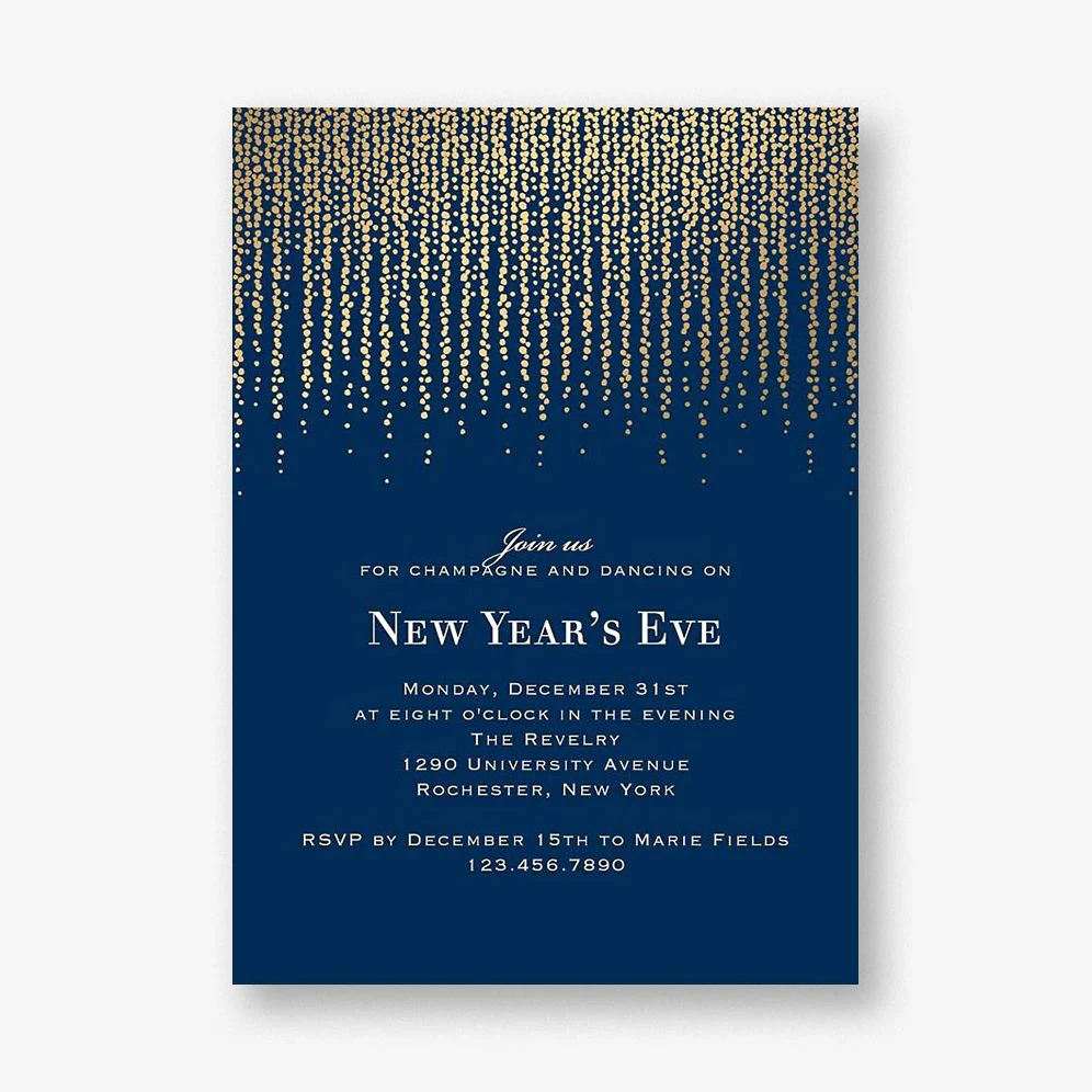 Chandelier Holiday Party Invitation