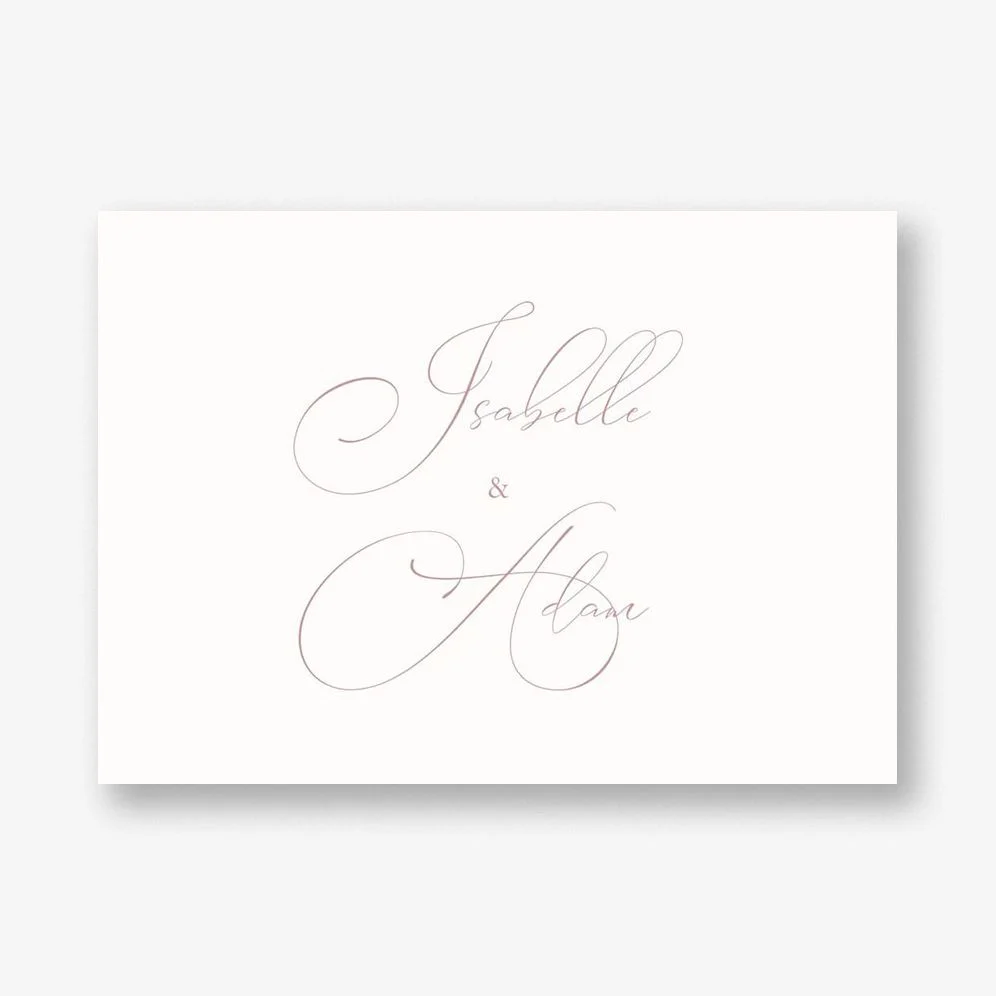 Chantilly Script Stationery