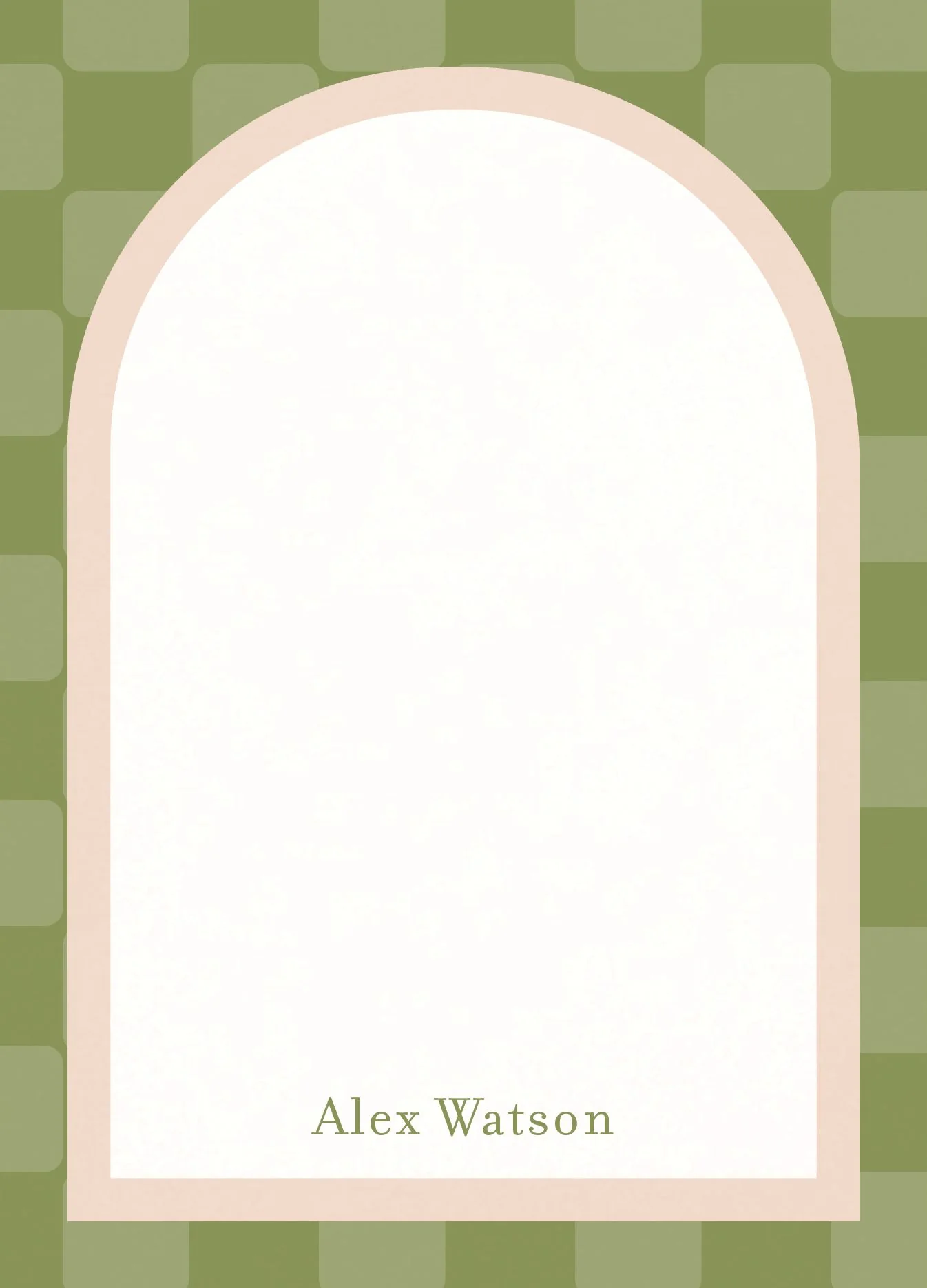 Checkered Arch Stationery - Image 2