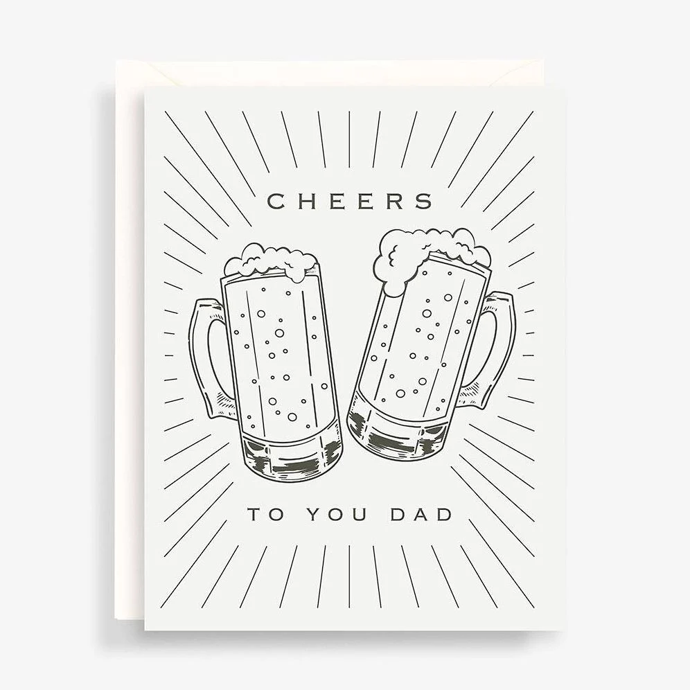 Cheers To You Father's Day Card