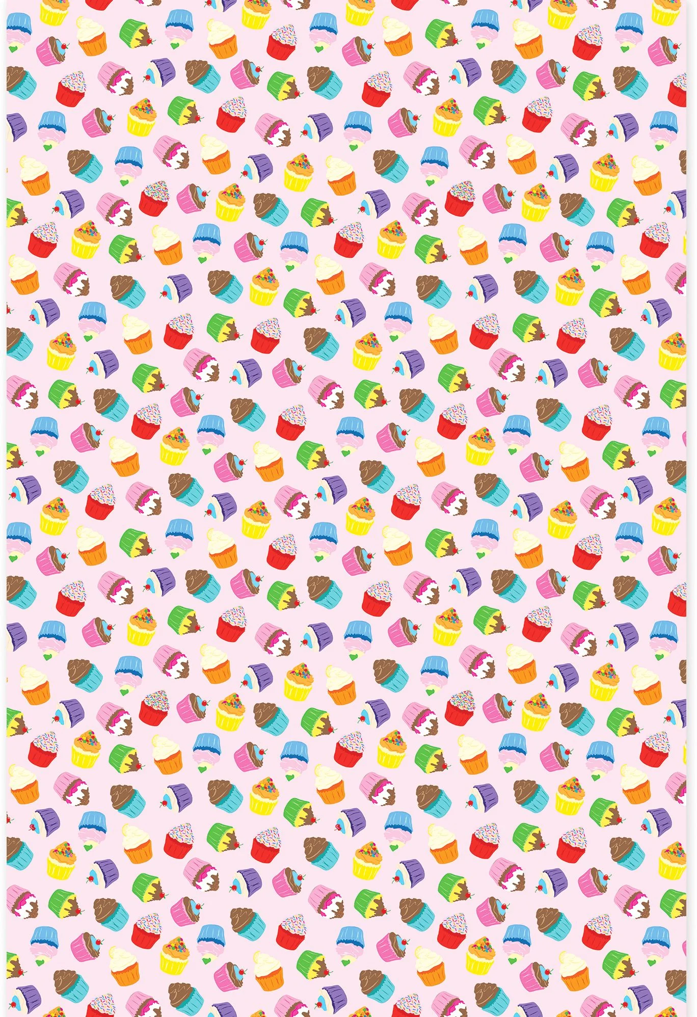 Cheery Cupcakes Flat Wrap