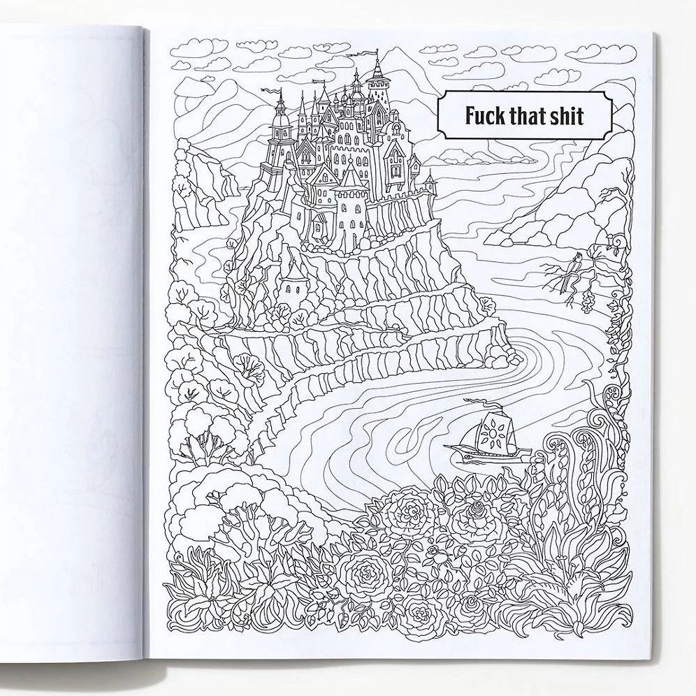 Chill the F*ck Out: A Swear Word Coloring Book - Image 2