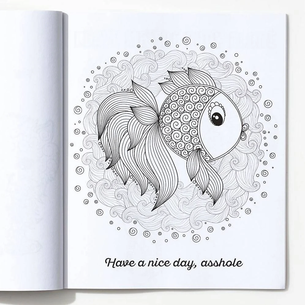 Chill the F*ck Out: A Swear Word Coloring Book - Image 3