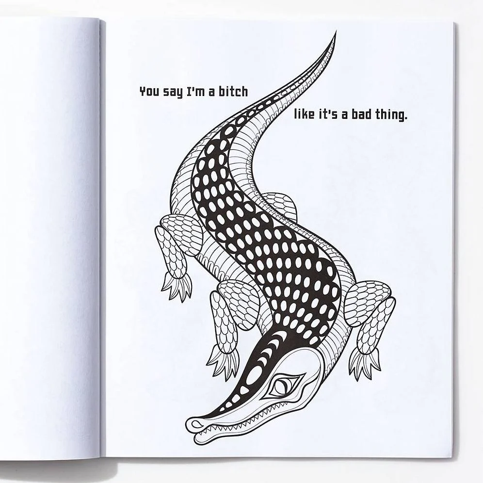 Chill the F*ck Out: A Swear Word Coloring Book - Image 4