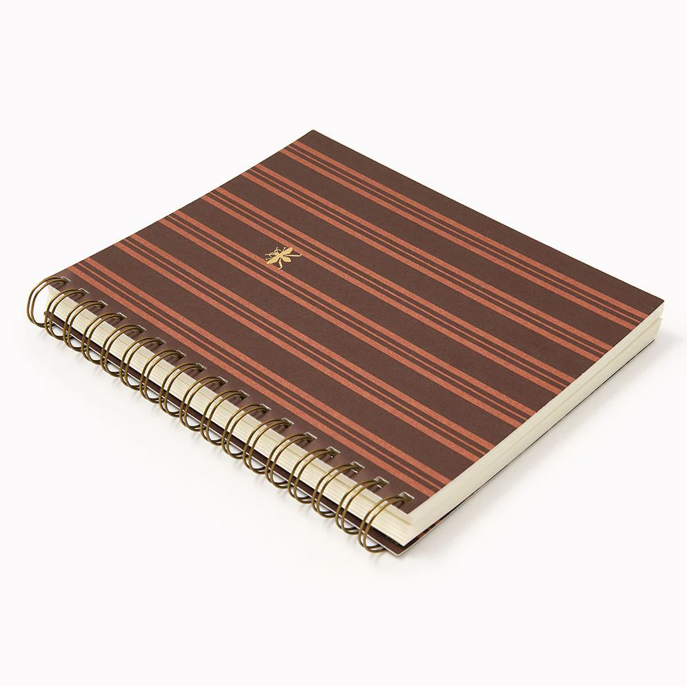 Choc Stripe Paper Wasp Daily Planner - Image 3