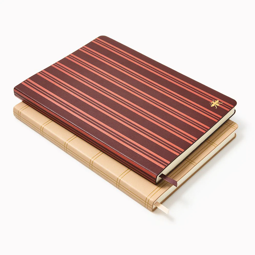 Choc Stripe Paper Wasp LG Lined Journal - Image 3