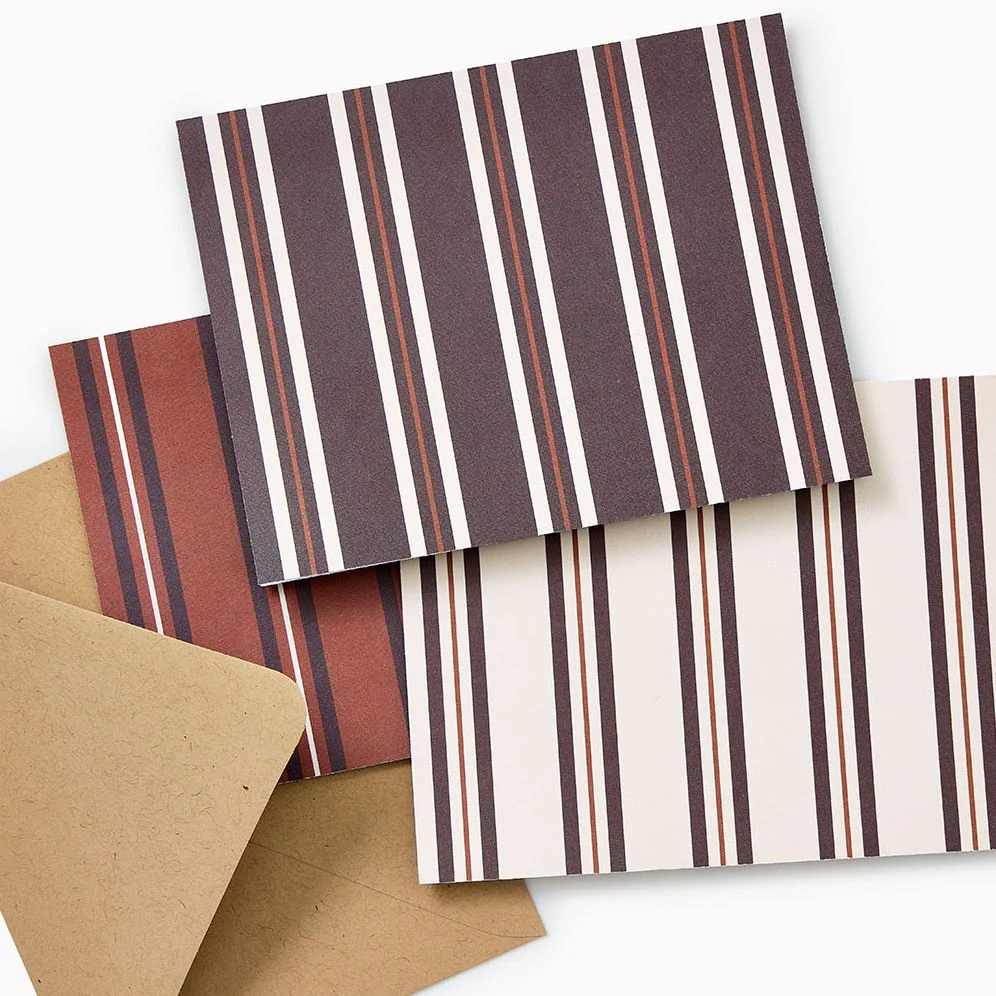 Chocolate Stripes A2 Stationery Set - Image 2