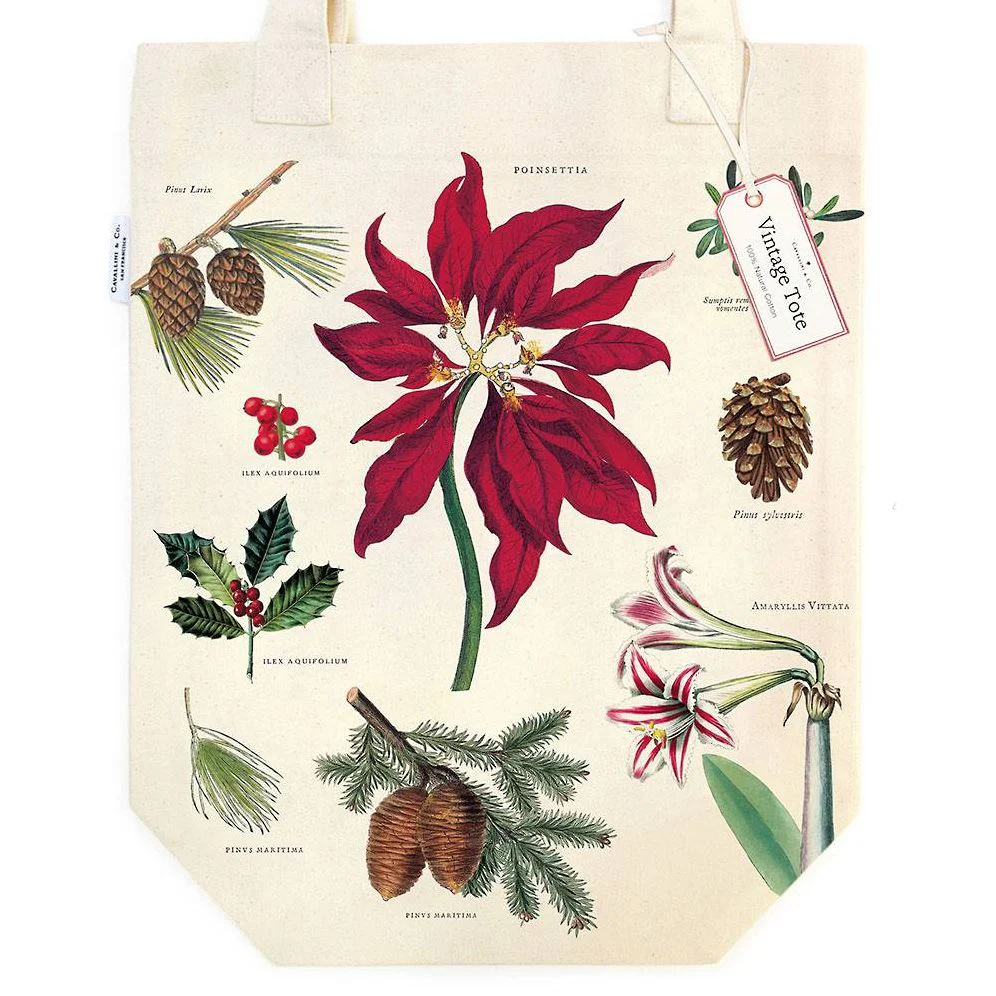 Christmas Botanical Tote Bag - Image 2