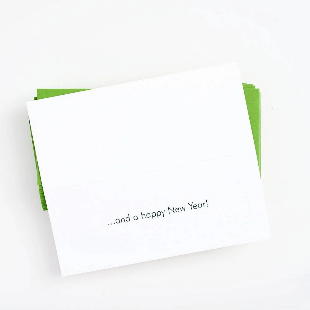 Christmas Colorful Flurry Money Card Stationery Set - Image 2