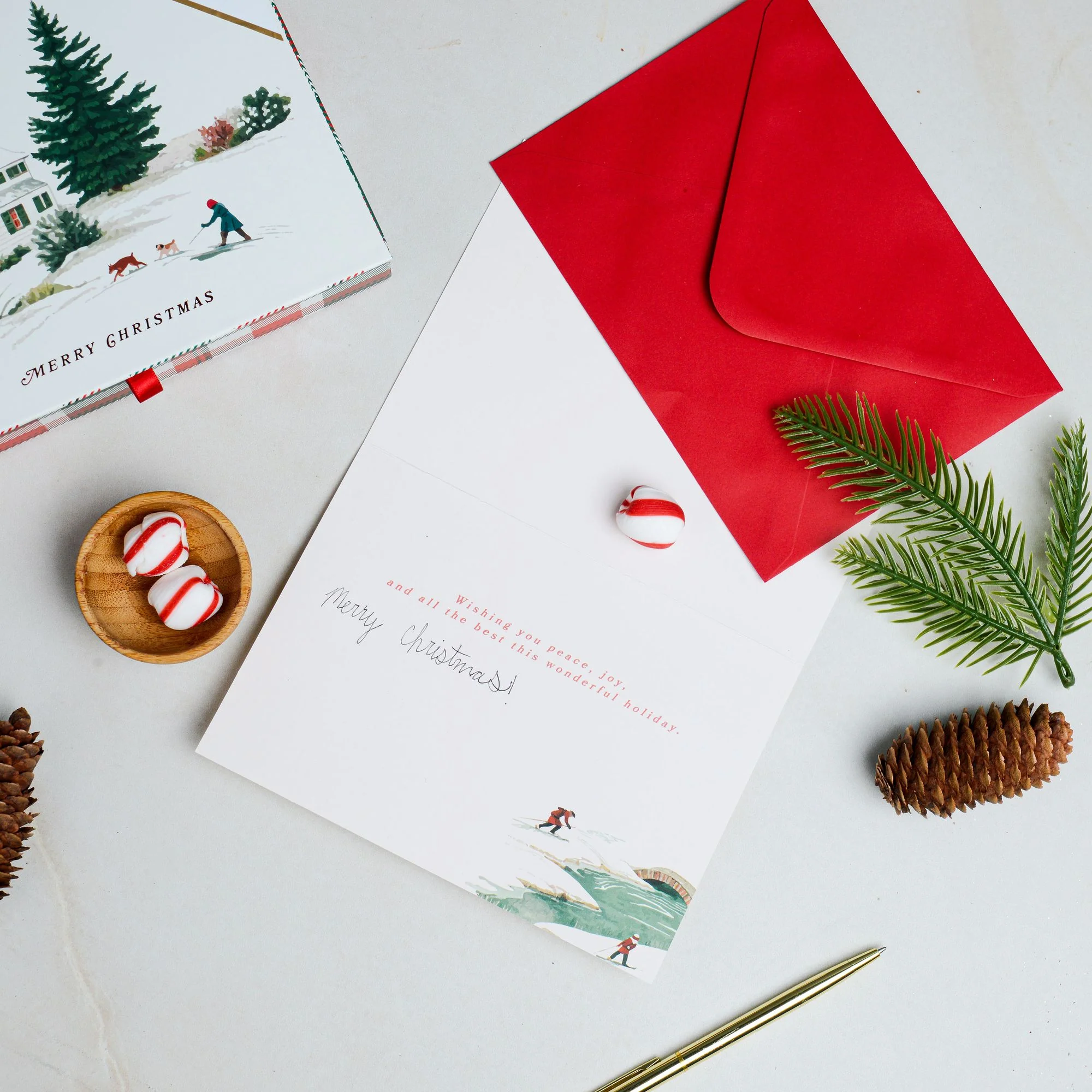 Christmas House Boxed Christmas Cards Set of 20 - Image 6