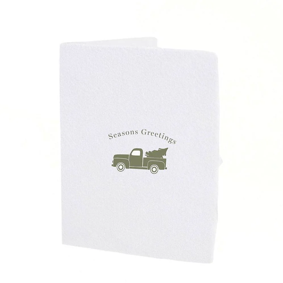 Christmas Tree Truck Holiday Card