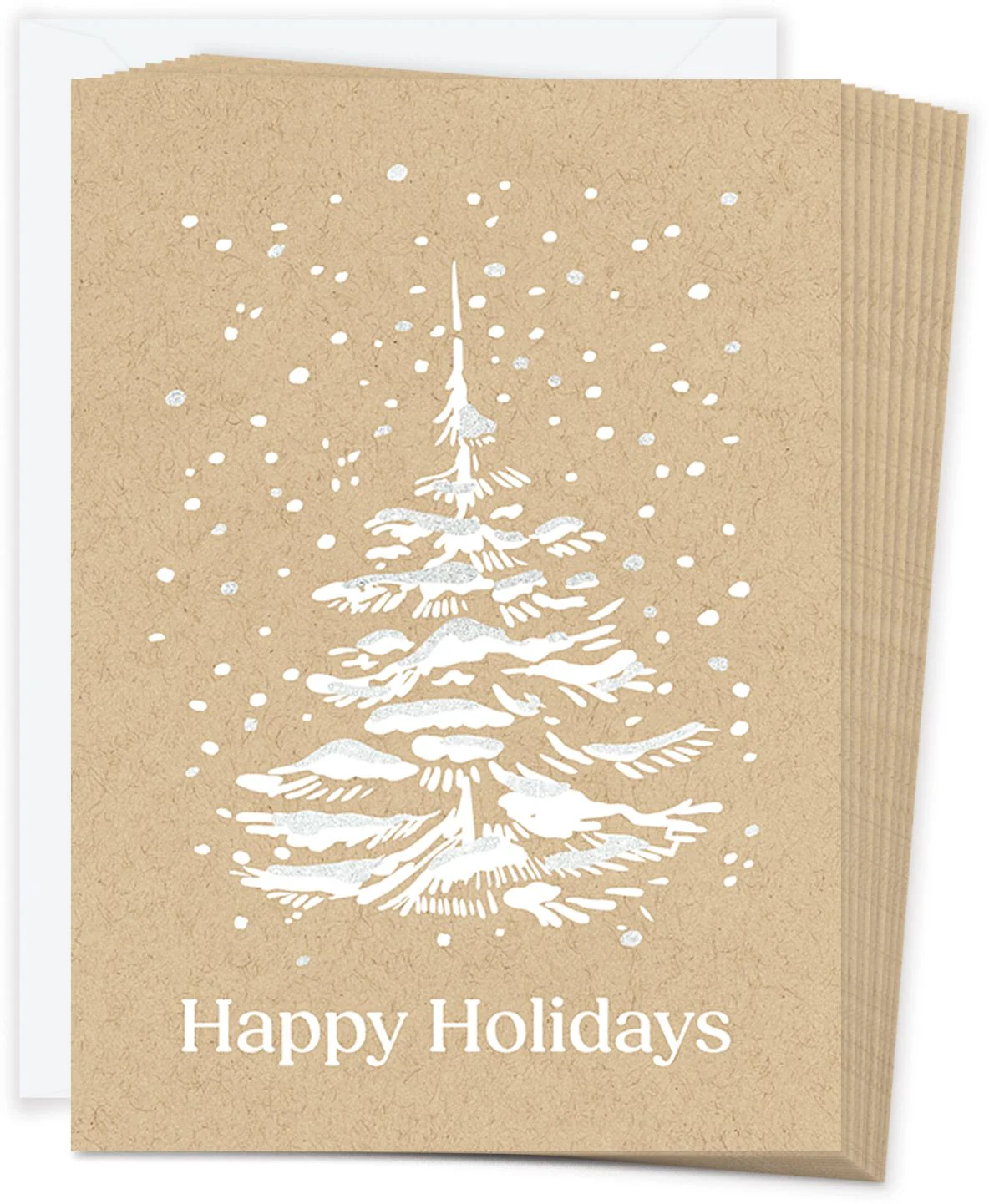 Christmas White Tree Stationery Set - Image 2