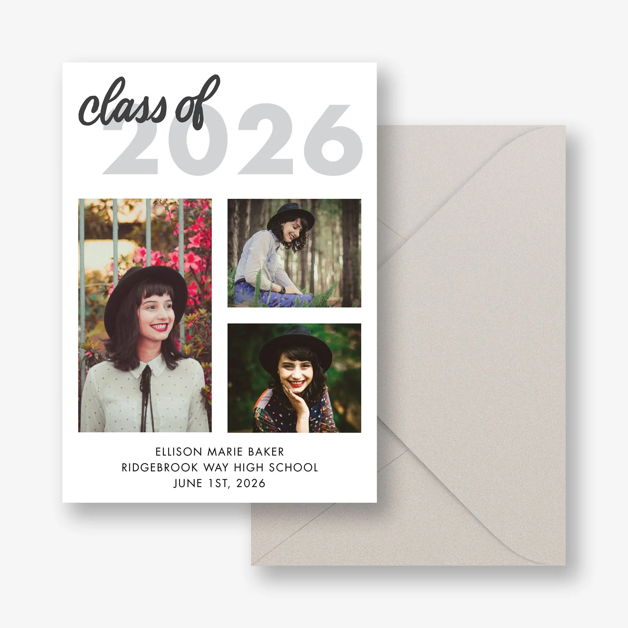 Class Of Multi-Photo Graduation Announcement - Image 2