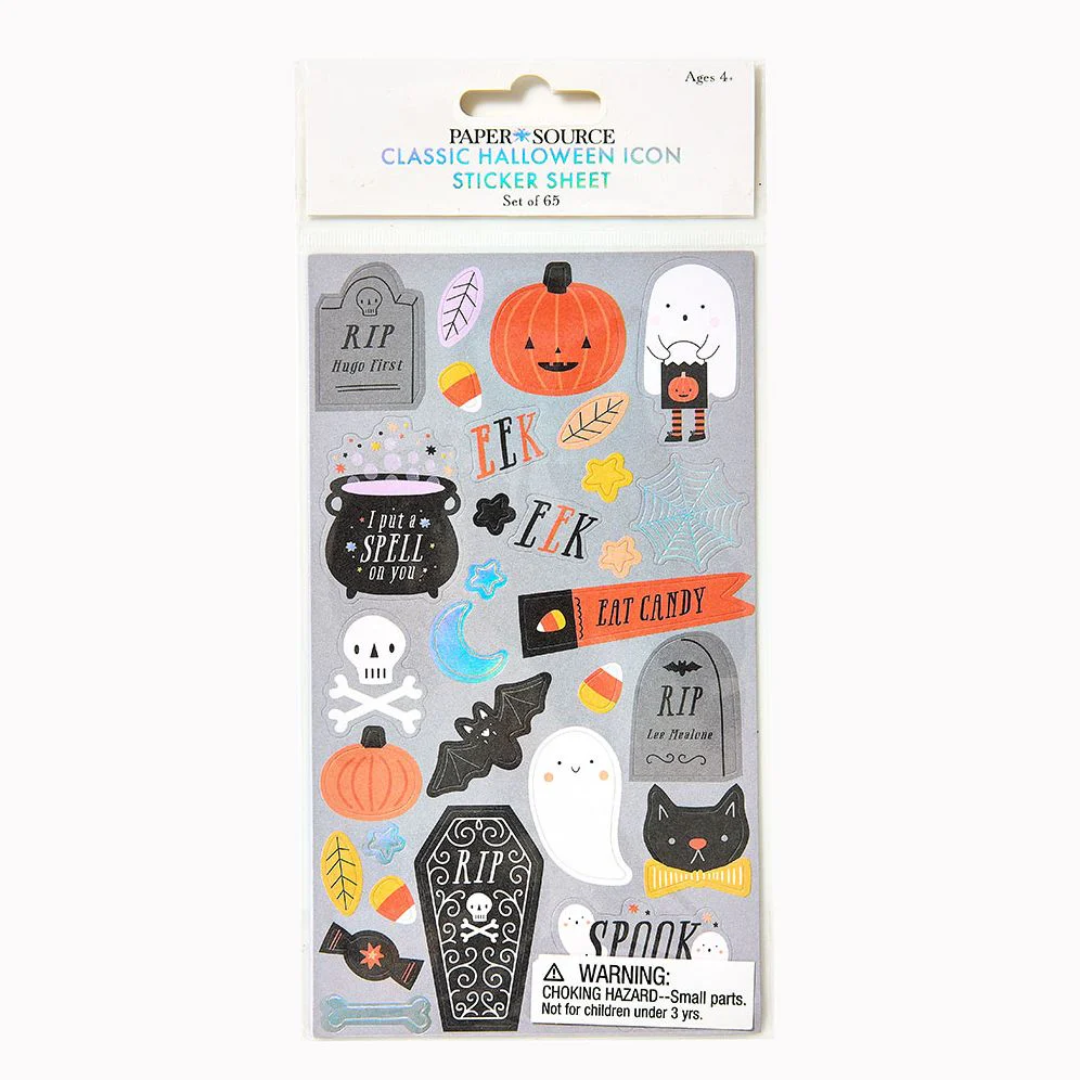 Classic Halloween Icon Sticker Sheet - Image 3