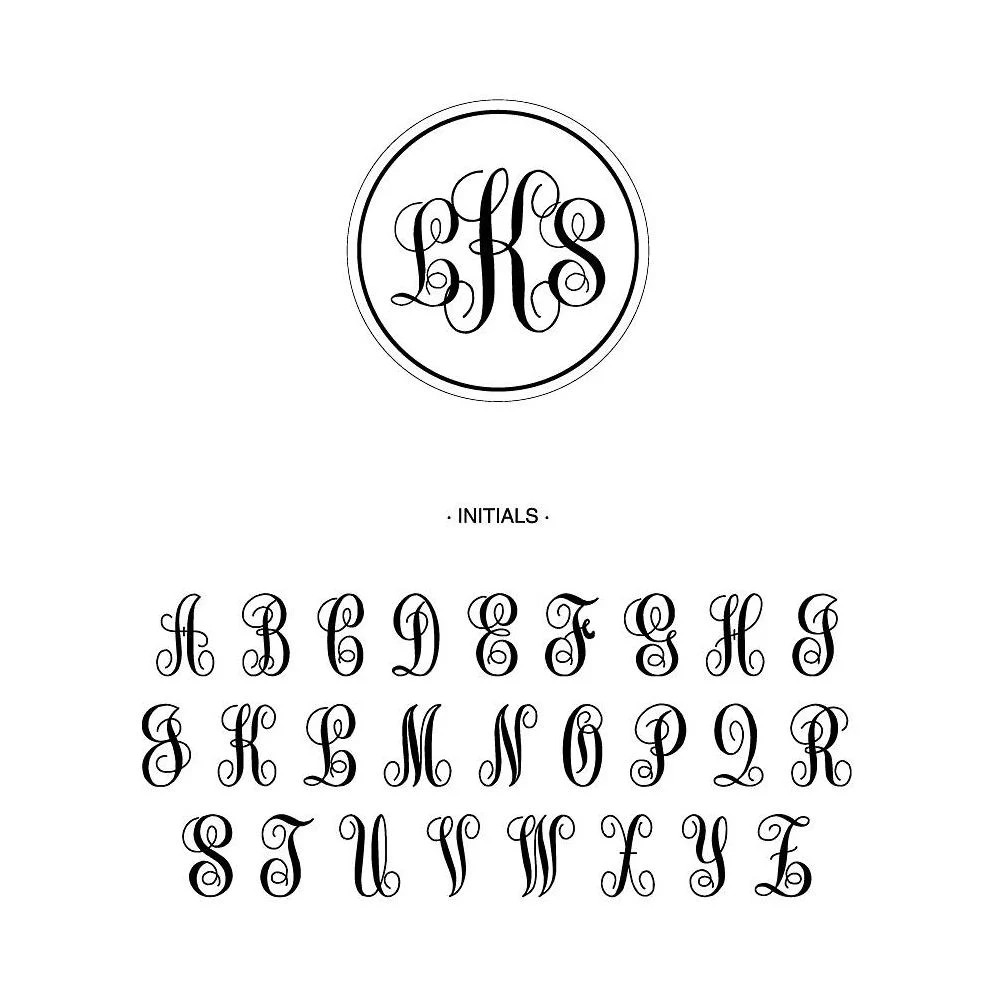 Clear Engraved Monogram Skewers - Image 2