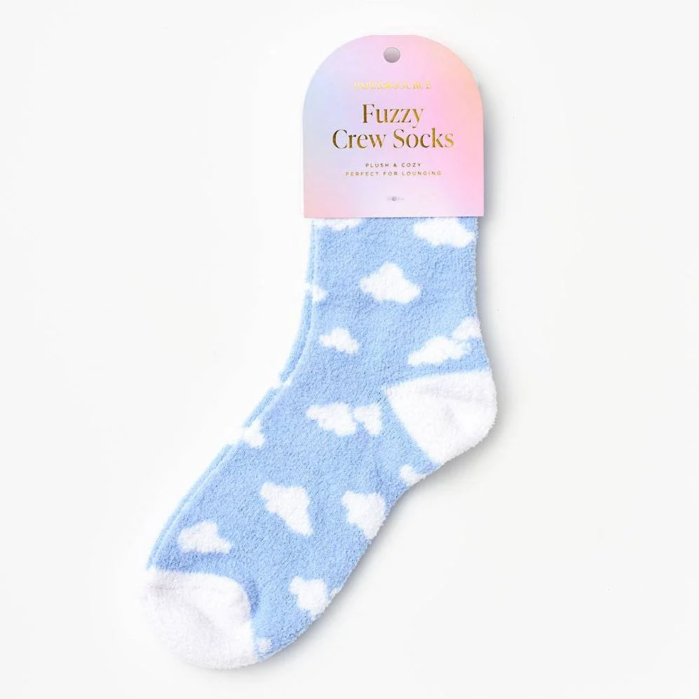 Cloud Fuzzy Crew Socks - Image 5