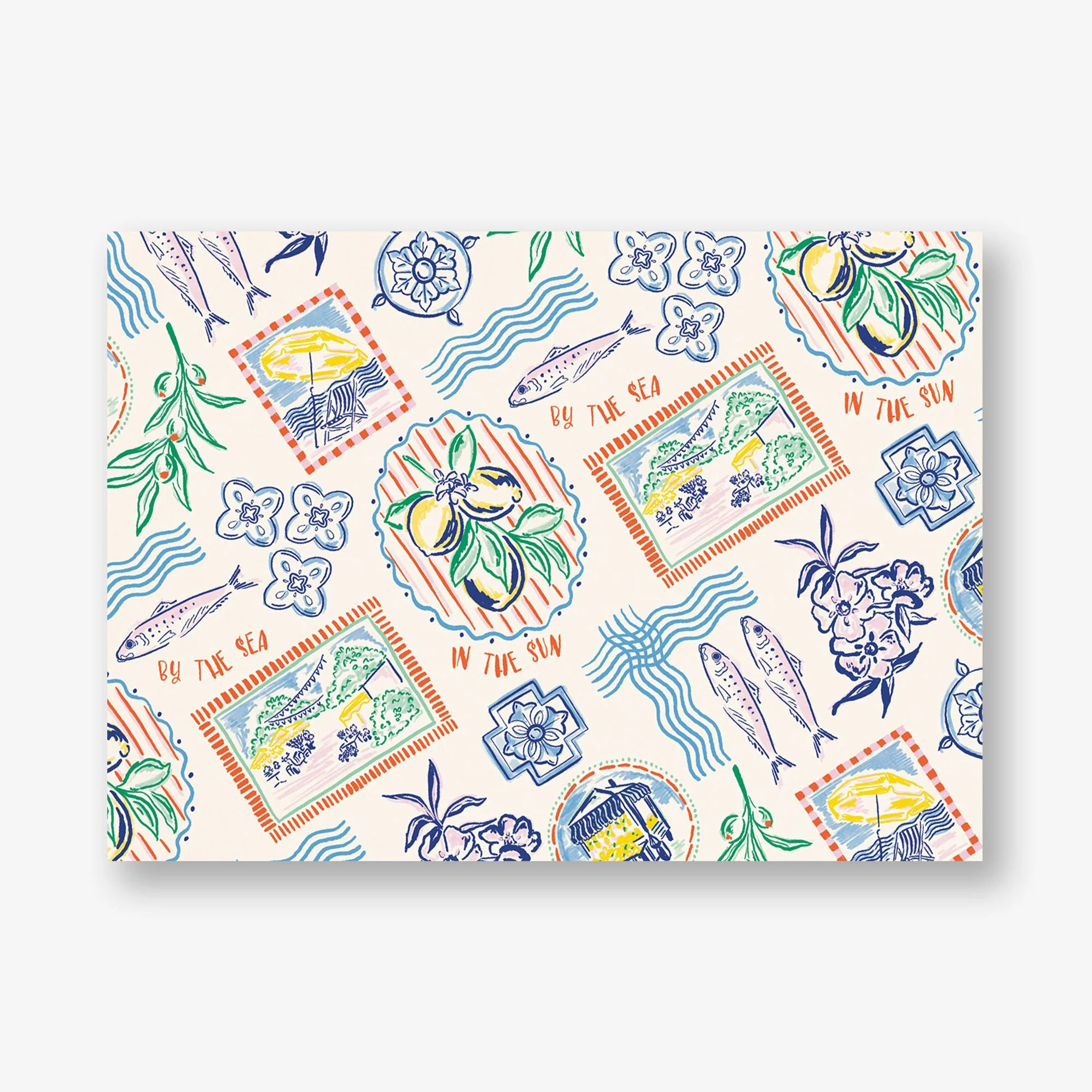 Coastal Collage Stationery - Image 2