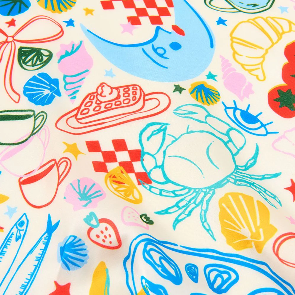Coastal Satin Scarf - Image 3