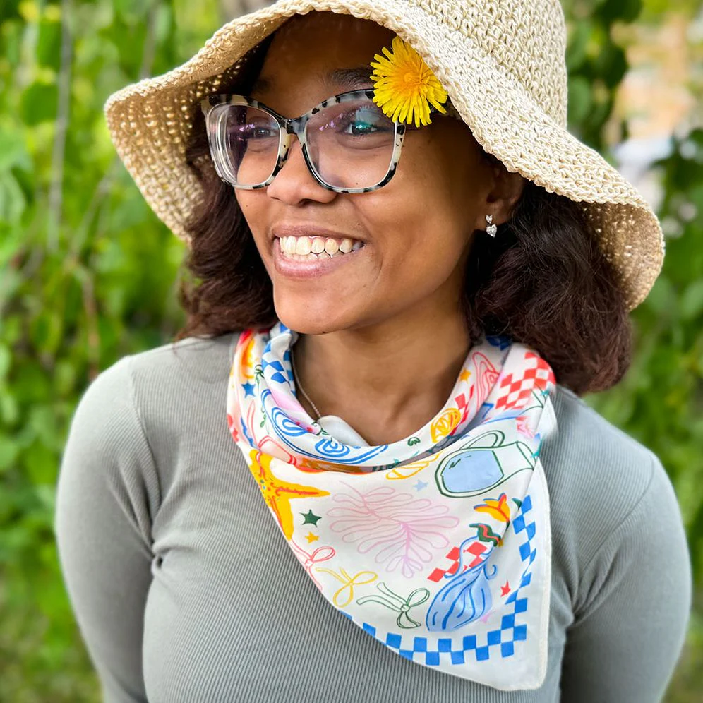Coastal Satin Scarf - Image 7