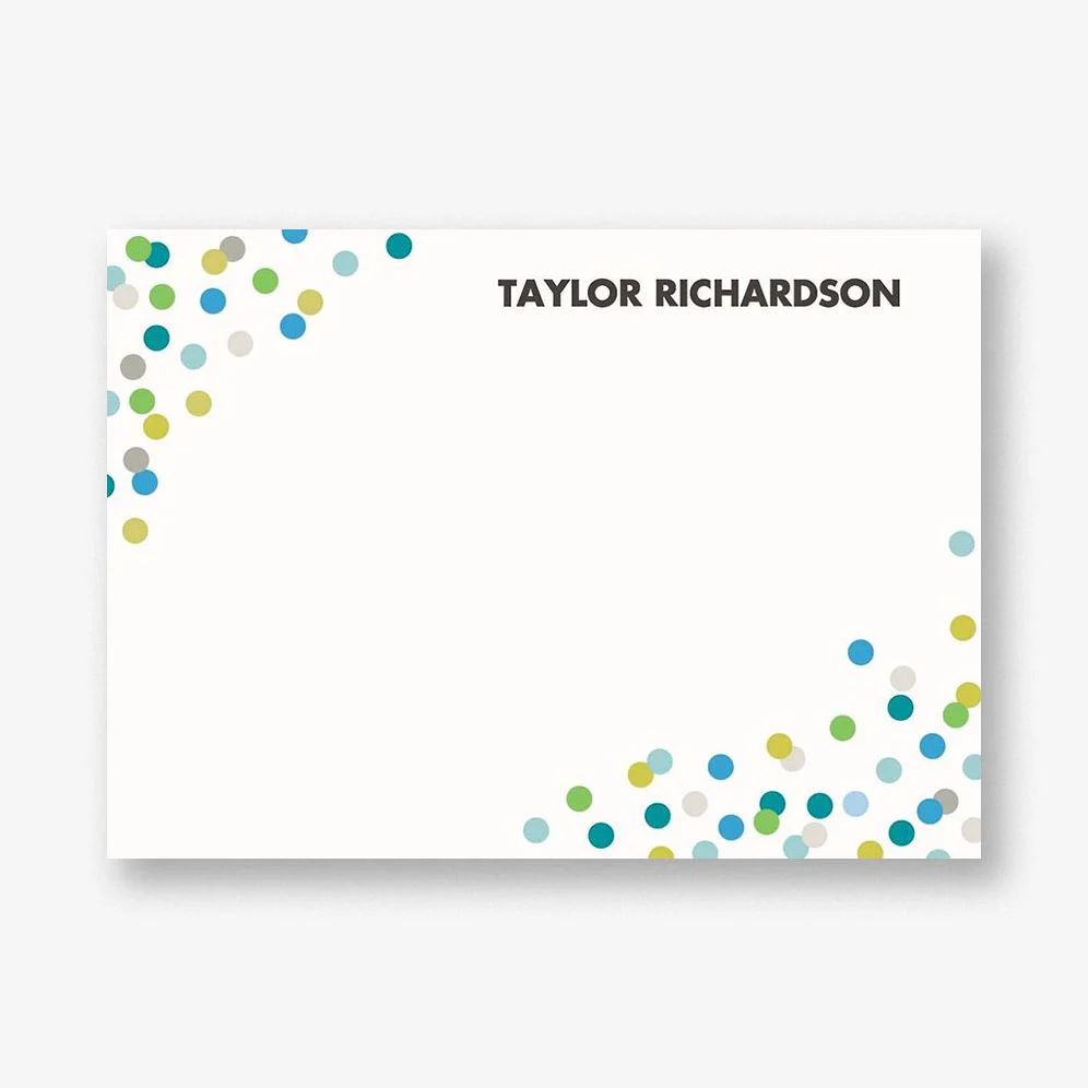 Color Confetti A6 Stationery