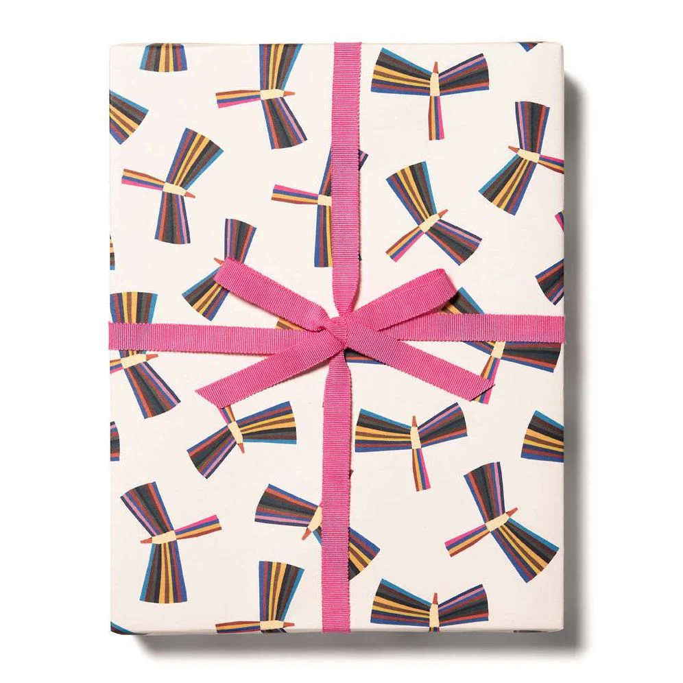Colorful Abstract Birds Flat Wrap - Image 2