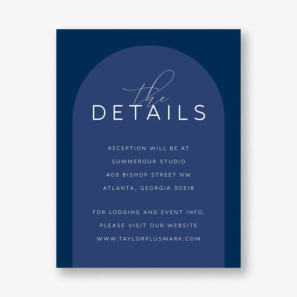 Colorful Arch Information Card