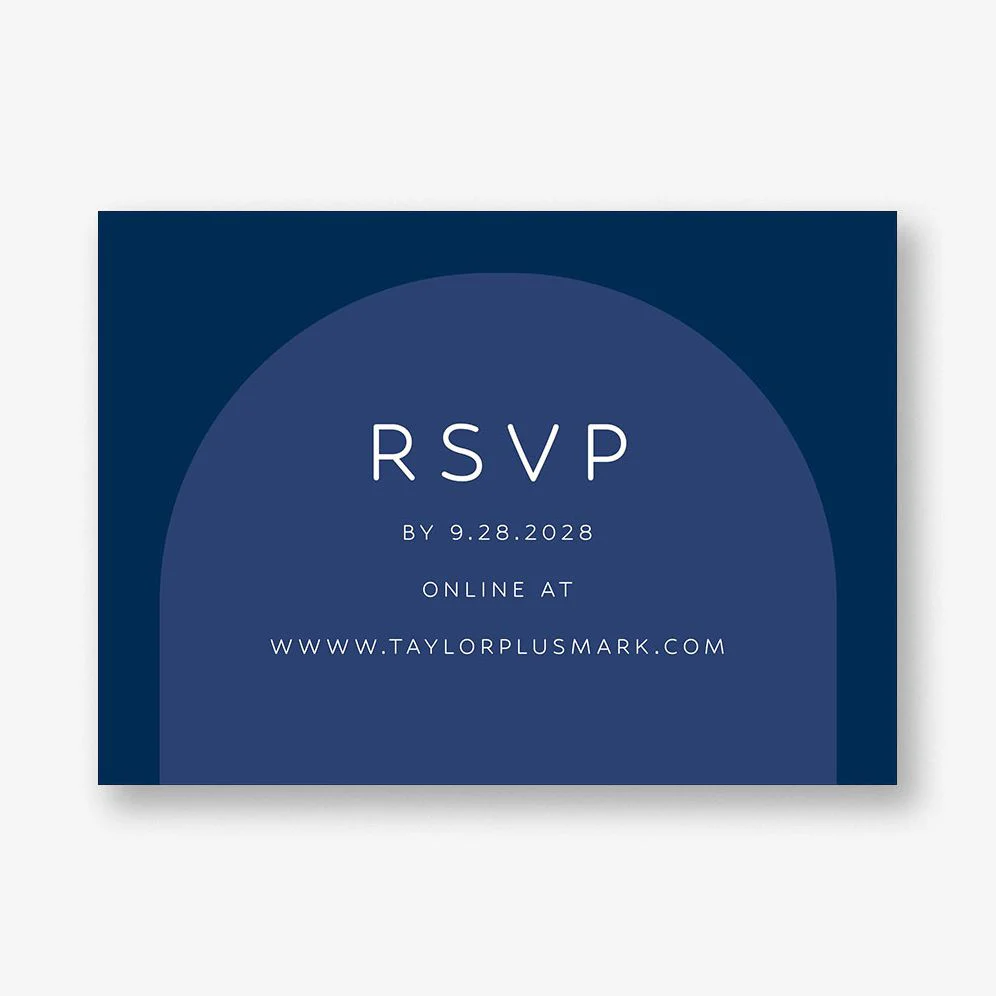 Colorful Arch Response Card