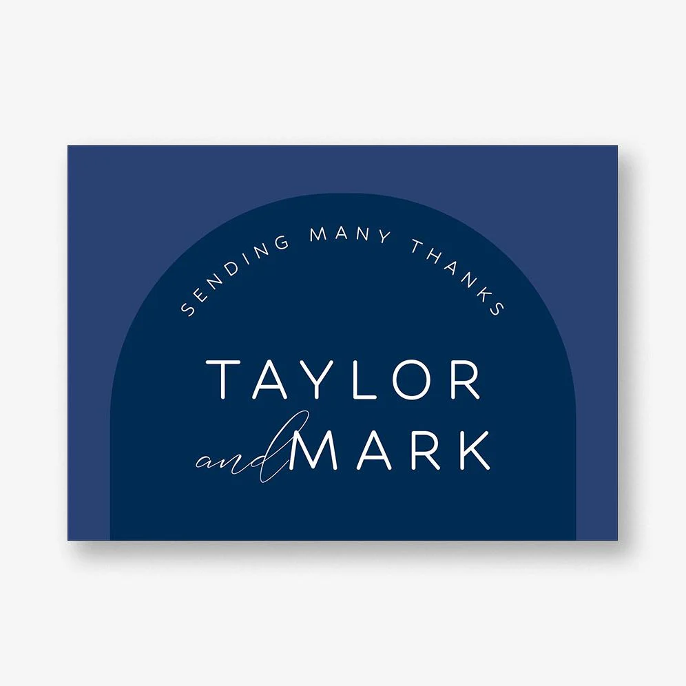 Colorful Arch Thank You Card