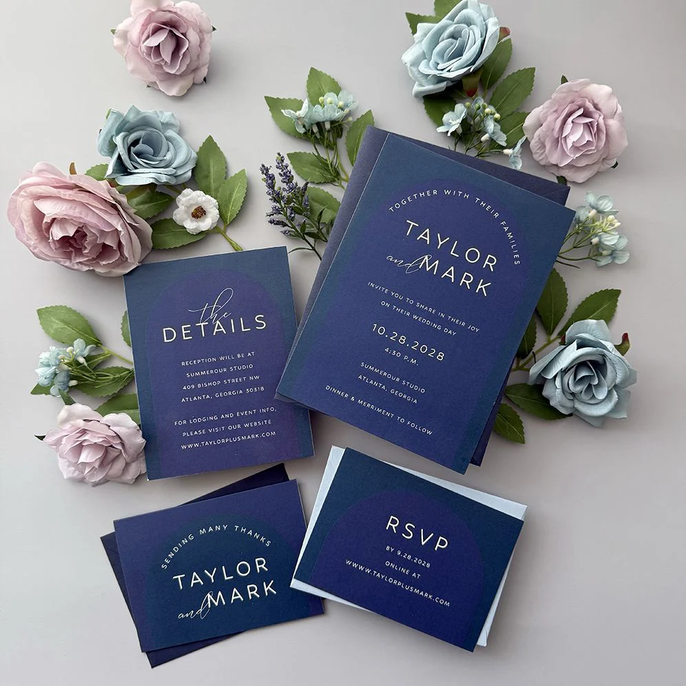 Colorful Arch Wedding Invitation - Image 5
