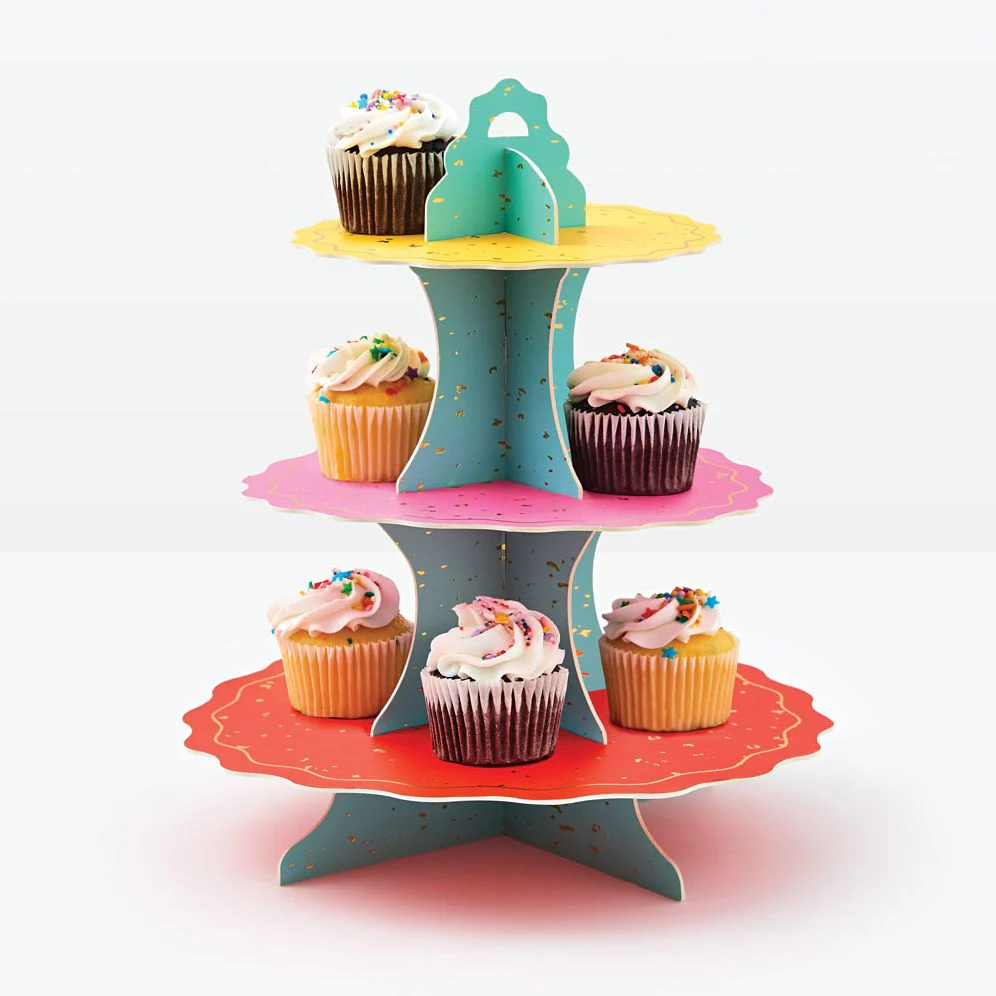 Colorful Fleck Cupcake Stand - Image 2