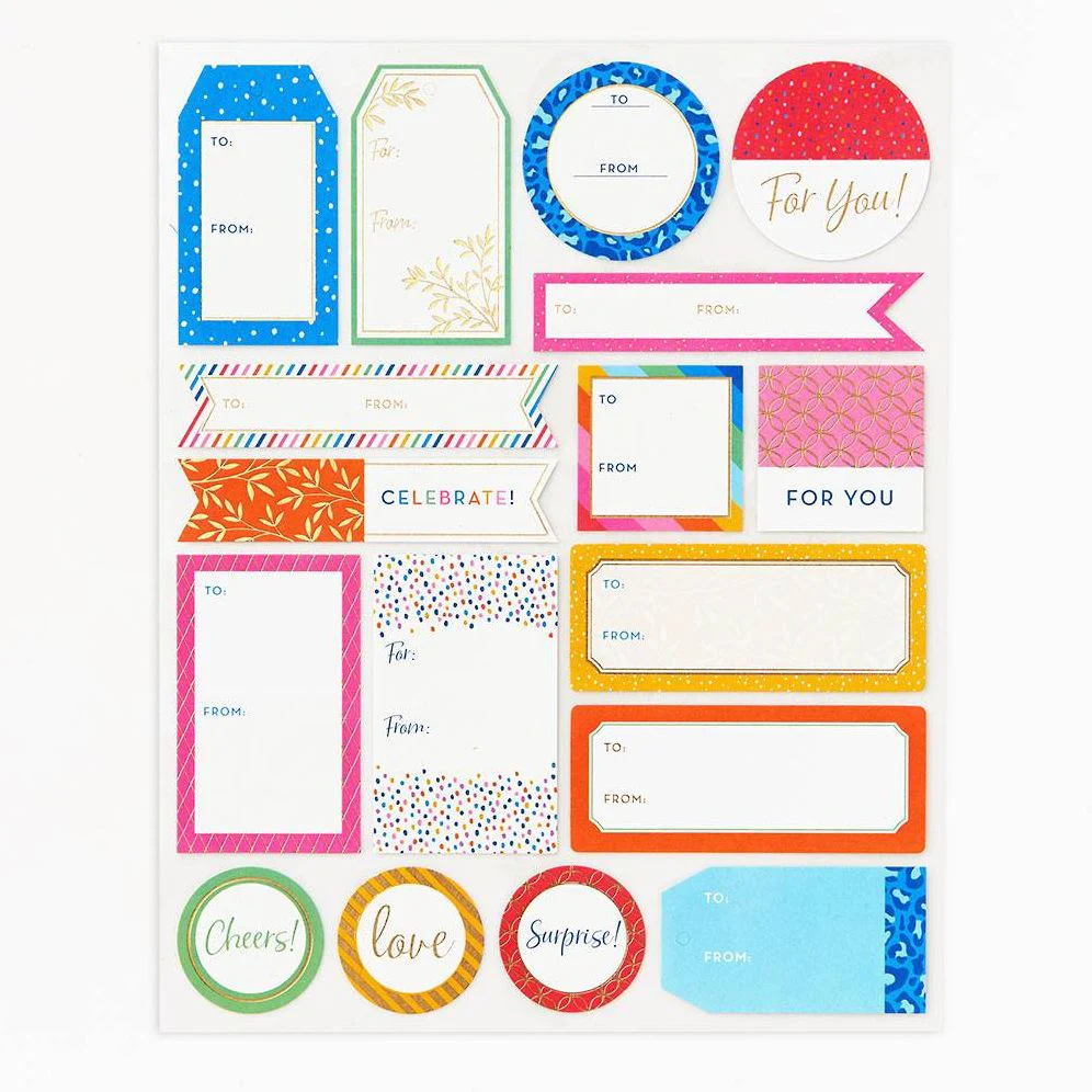Colorful General Gift Labels - Image 3