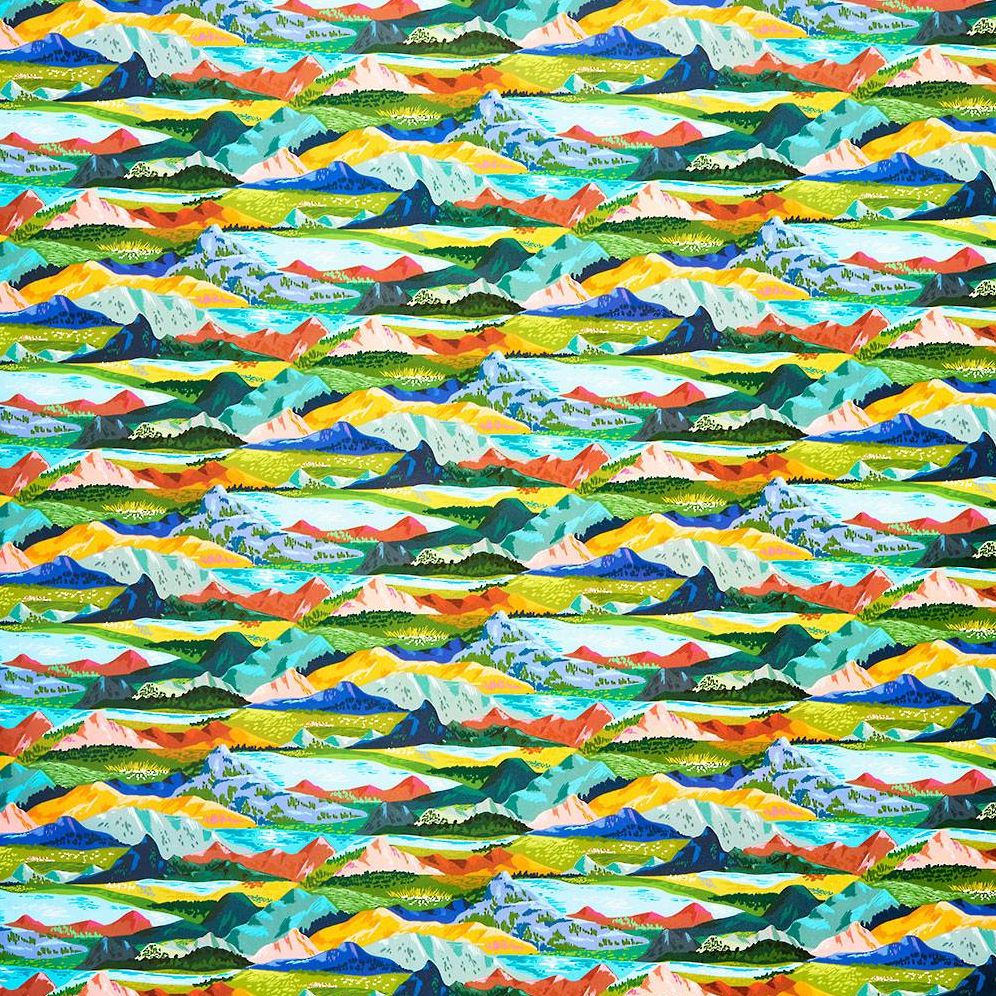 Colorful Mountain Stone Wrapping Paper - Image 2
