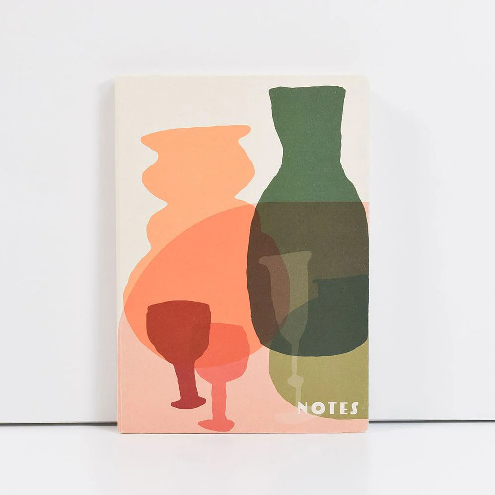 Coloured Glass Recycled Notebook - A5 - Image 2