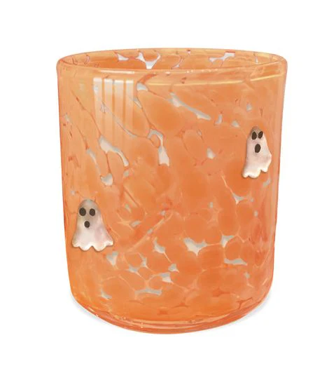 Confetti Glass Ghost Candle