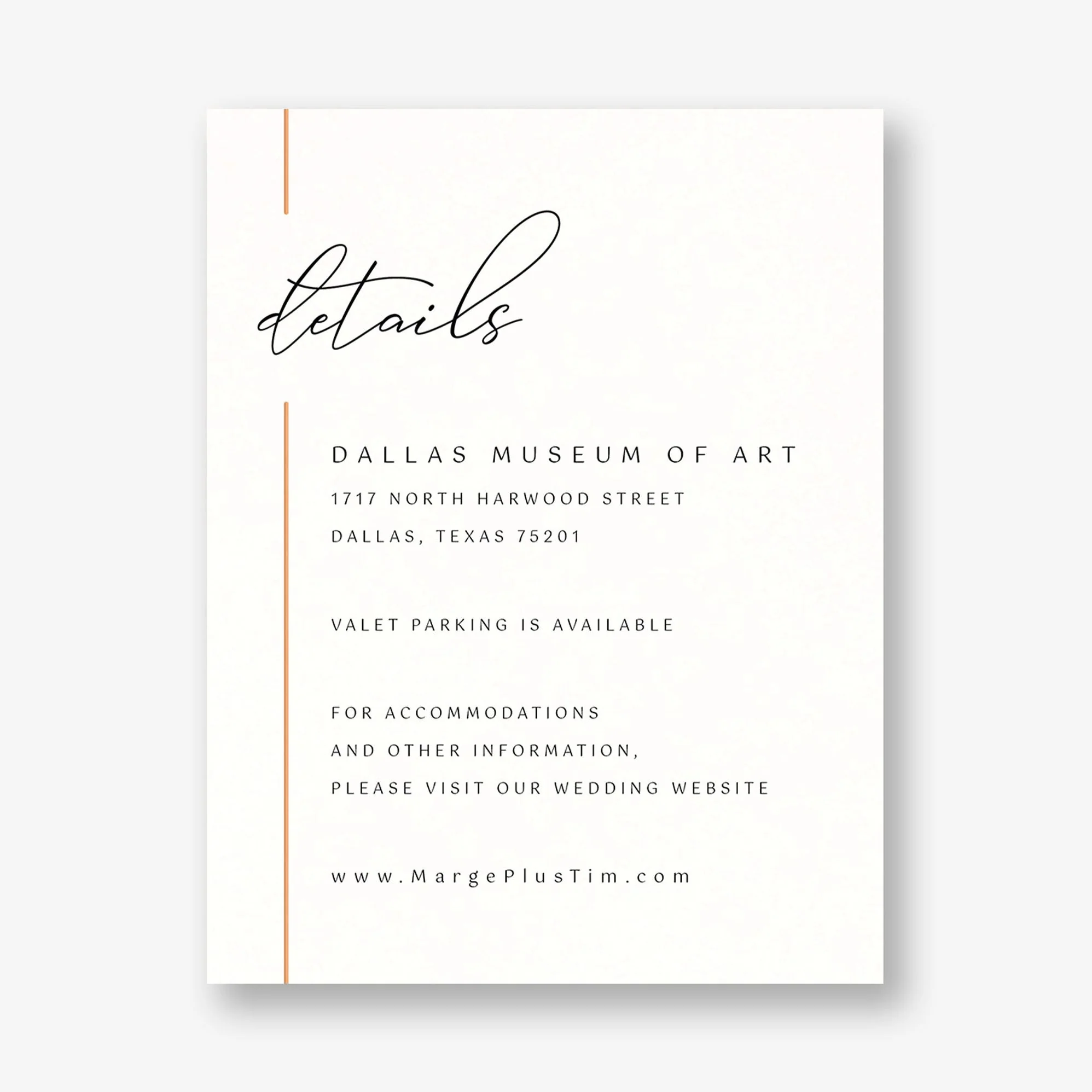 Contemporary Borderline Foil Details Card - Image 2