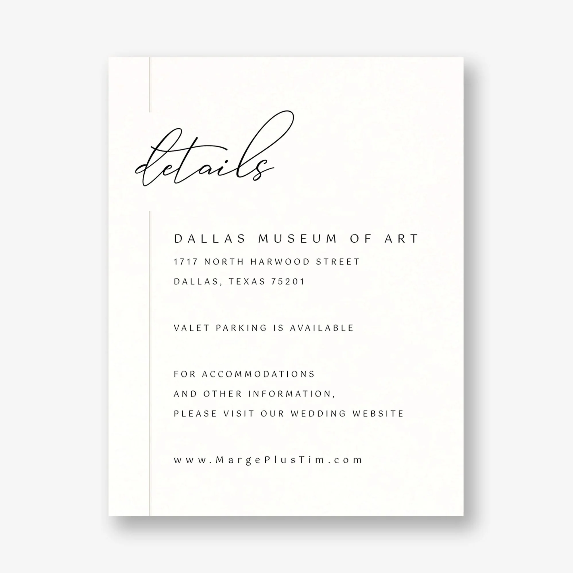 Contemporary Borderline Foil Details Card - Image 4