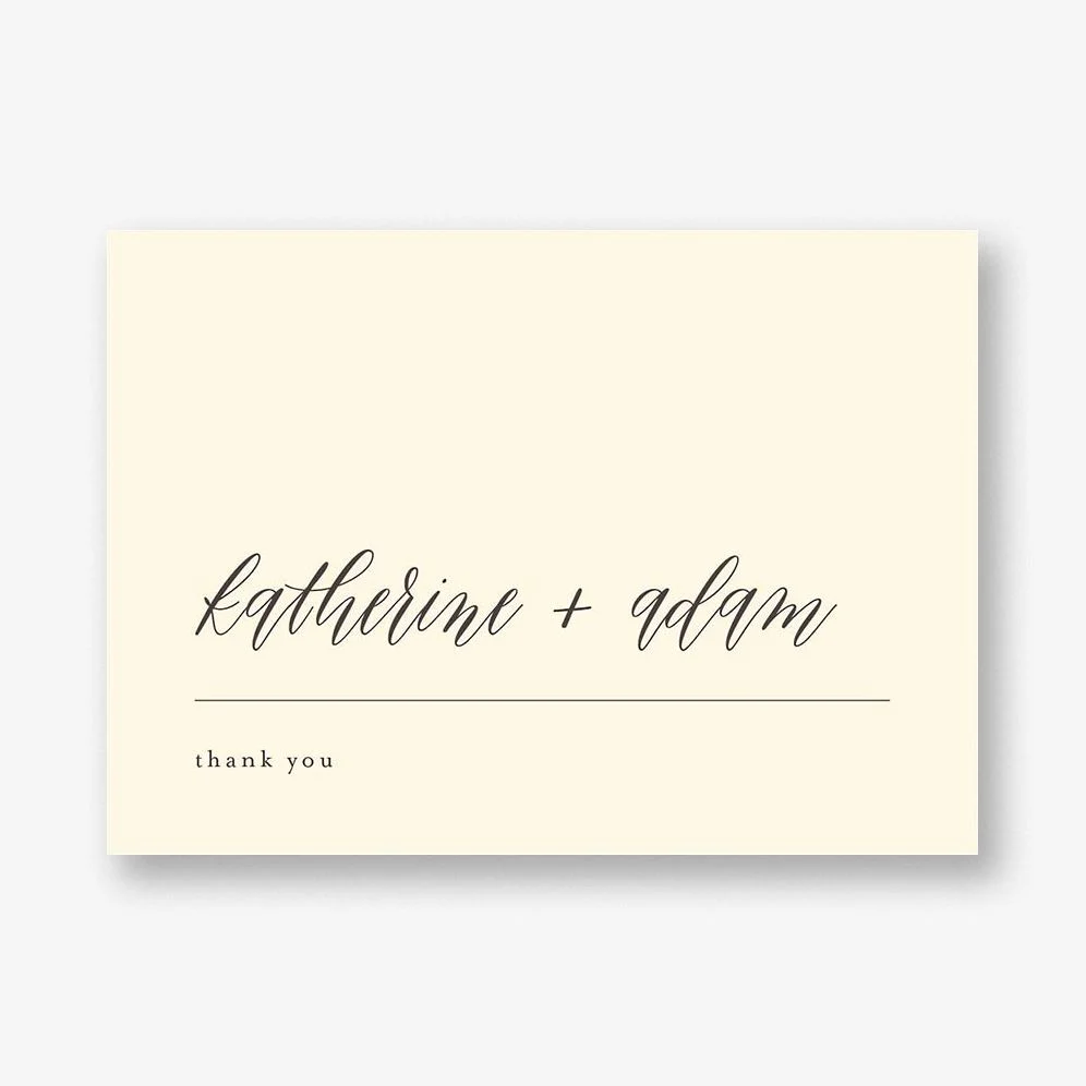 Contemporary Script Stationery