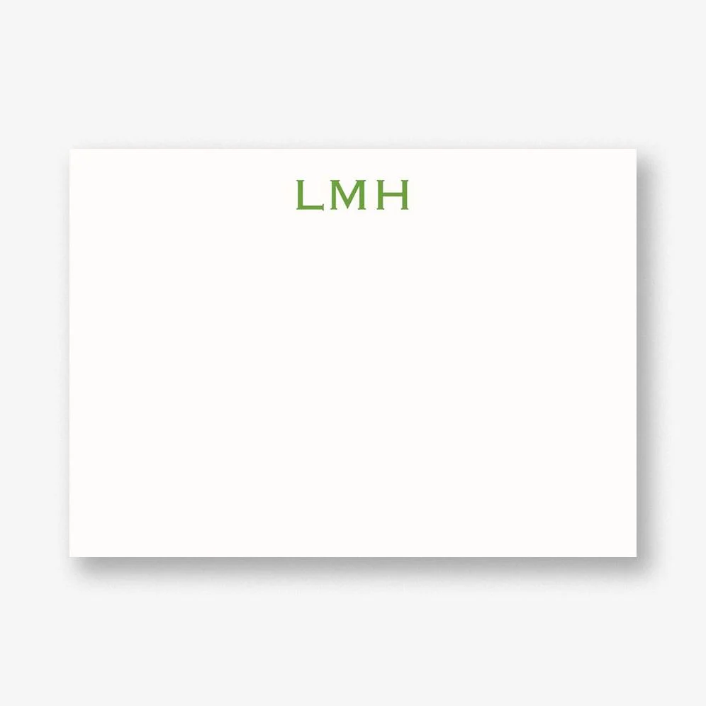 Copperplate Monogram A6 Stationery