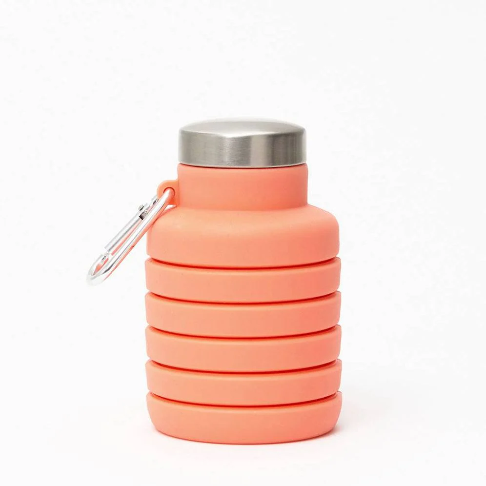 Coral Collapsible Water Bottle - Image 2