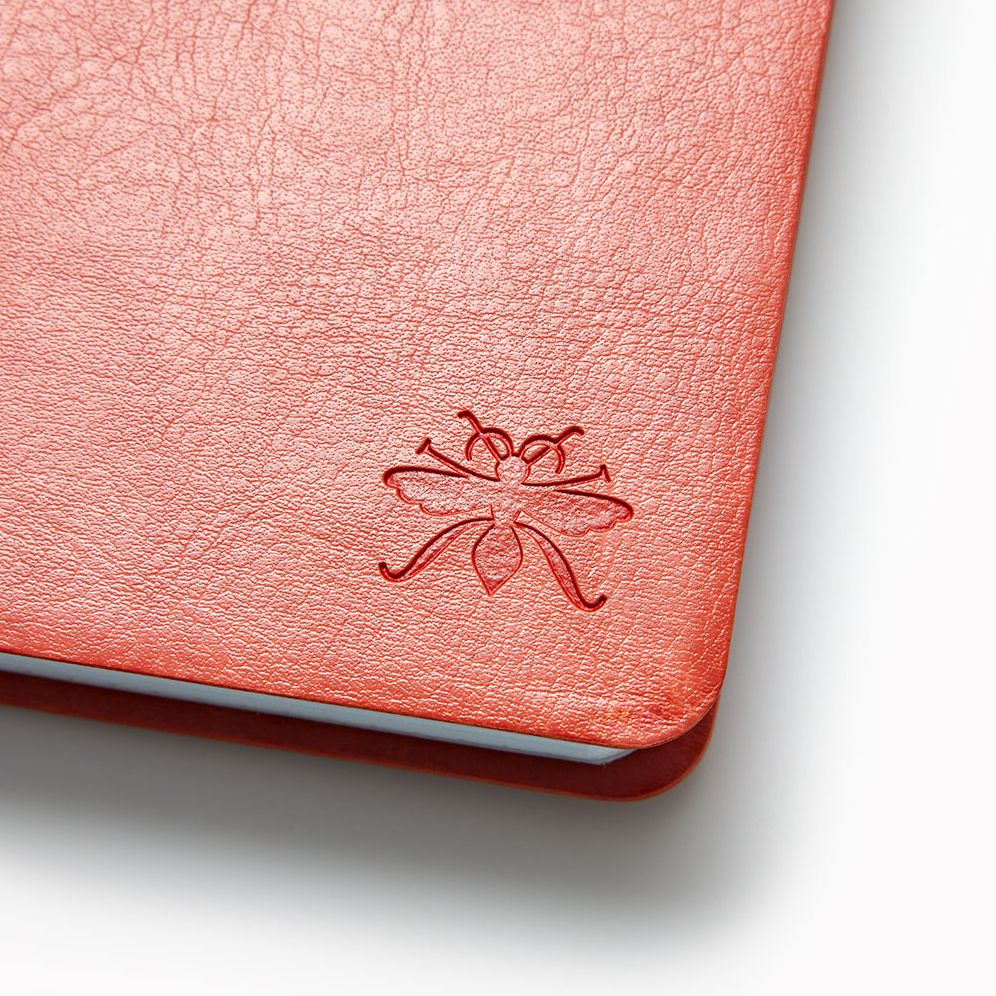 Coral Paper Wasp Med. Lined Journal - Image 3