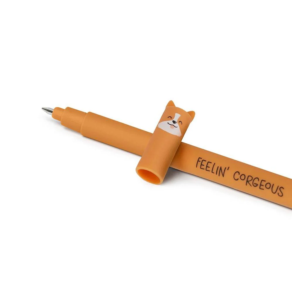 Corgi Erasable Gel Pen - Black Ink - Image 5