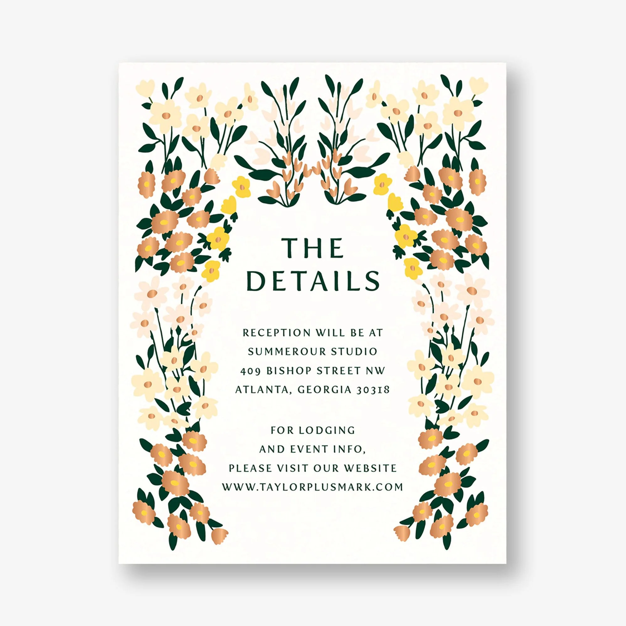 Cottage Garden Foil Information Card - Image 3