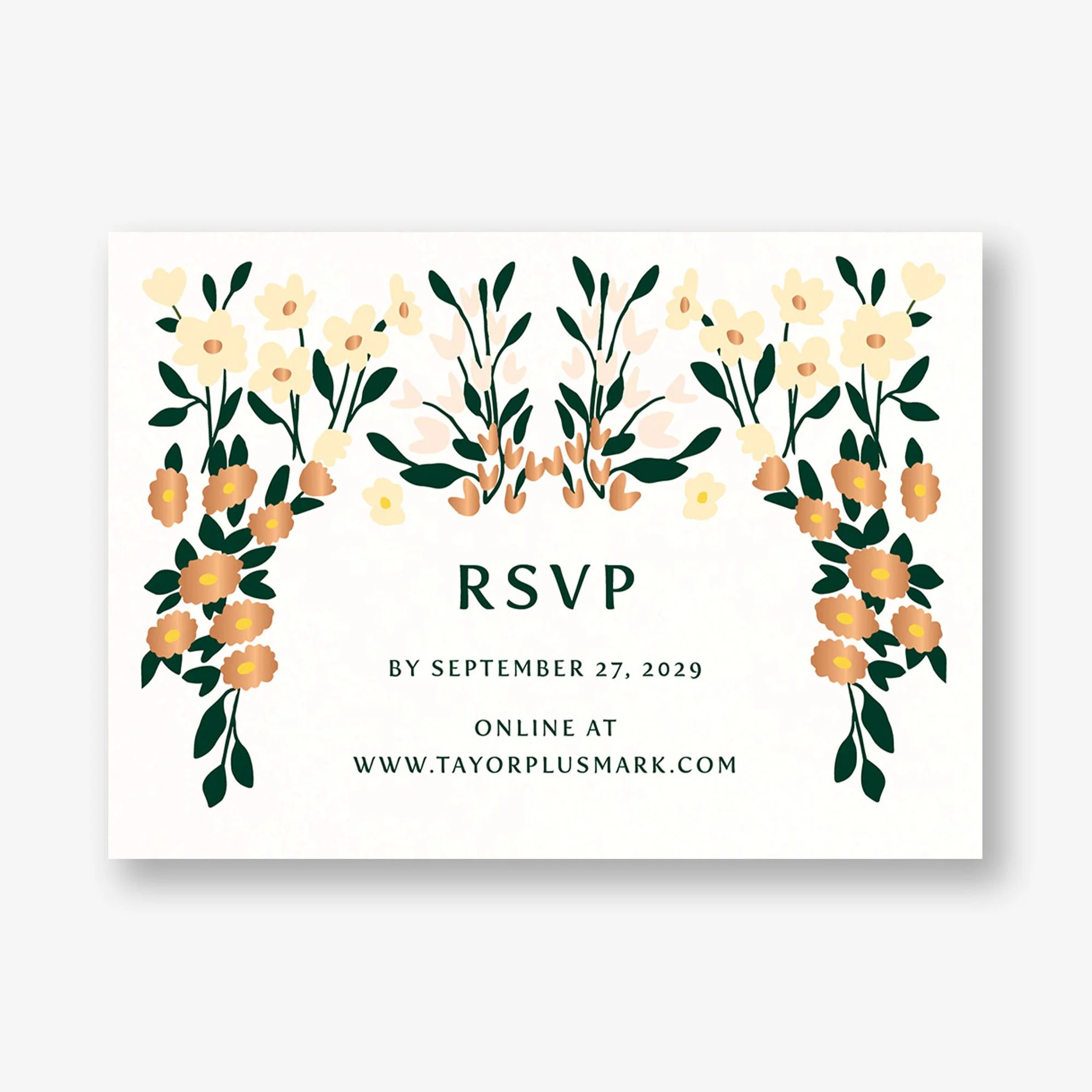 Cottage Garden Foil Response Card - Image 3