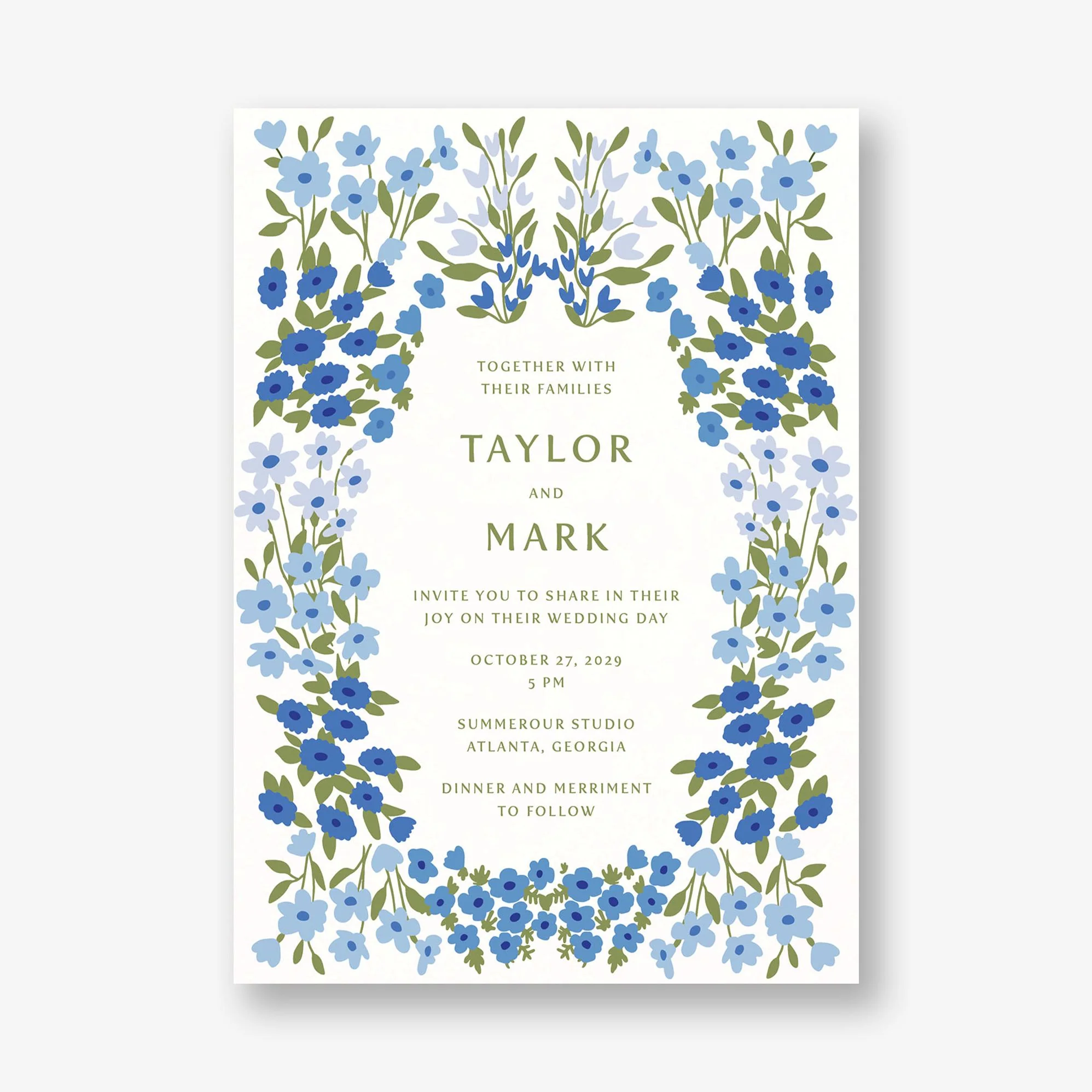 Cottage Garden Wedding Invitation - Image 4